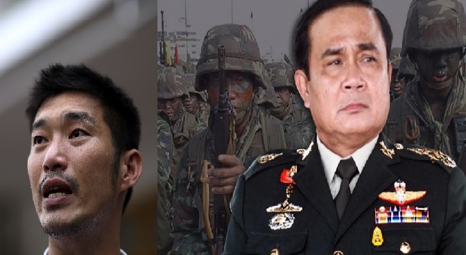 Junta lashes out at critics using Lèse-majesté