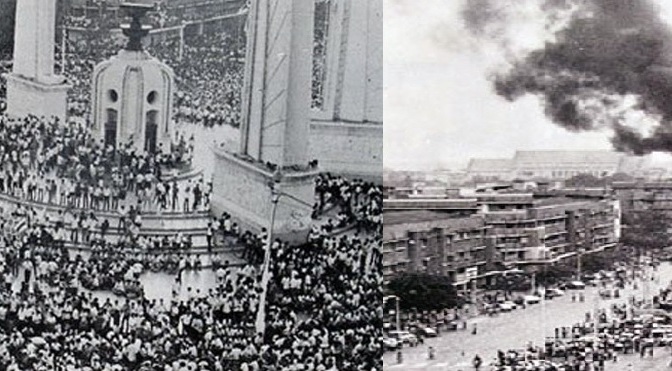The overthrow of the Thai military dictatorship in 1973